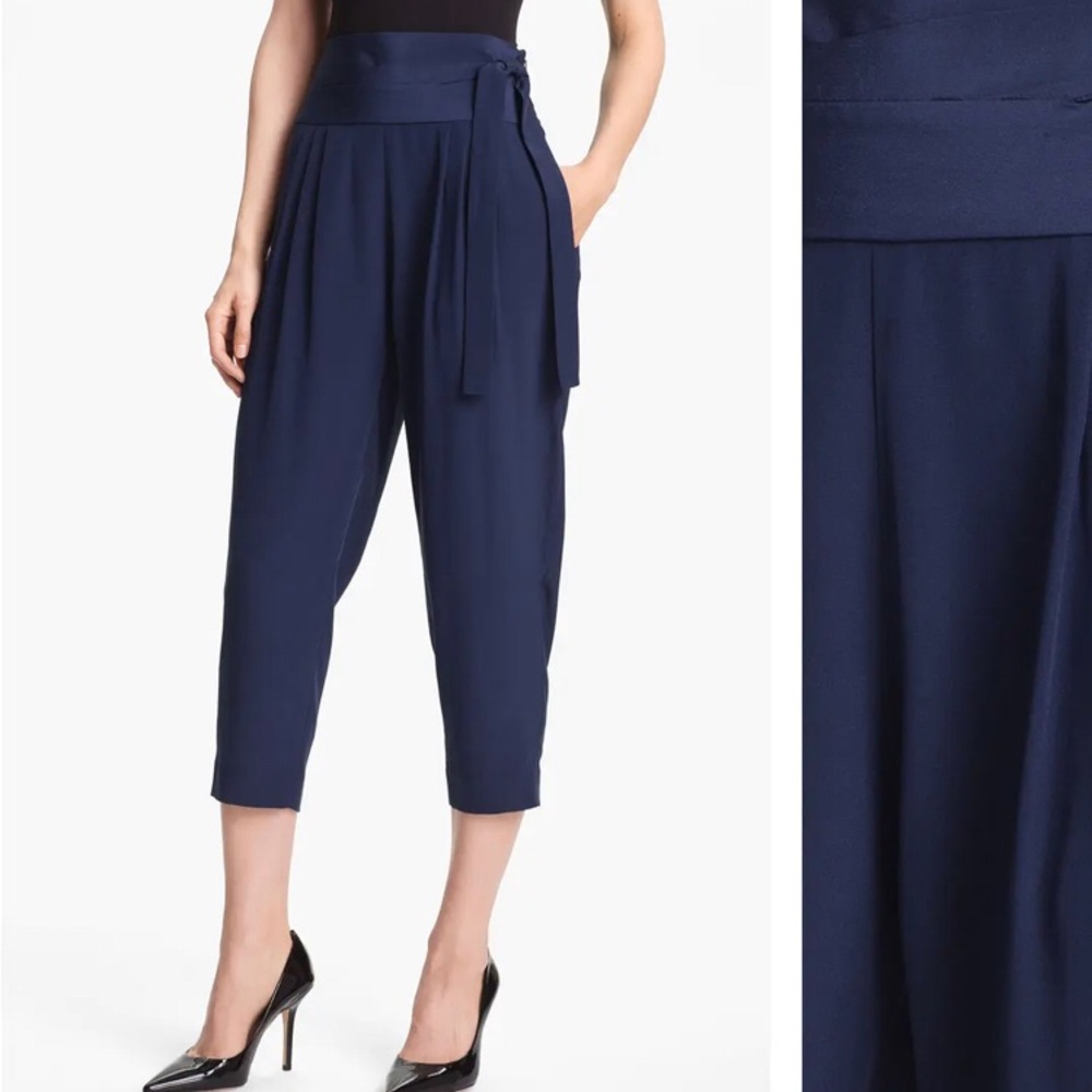 DIANE VON FURSTENBERG Keaka capri pants sz 12